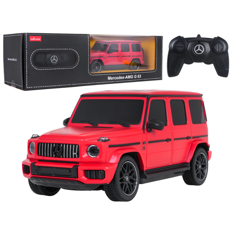 Auto na diaľkové ovládanie 1:24 Mercedes AMG G63 červené RASTAR